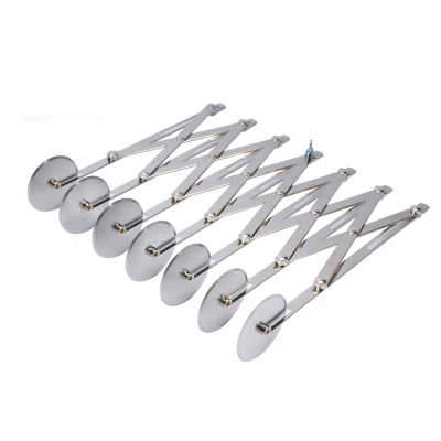 Multi Wheel Pastry Cutter with 7 Blades in Stainless Steel