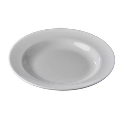 Melamine Soup Plate White 23cm