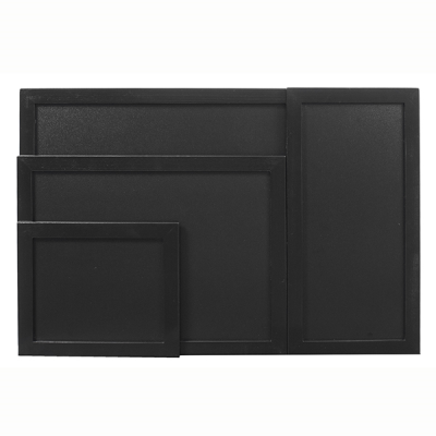 Securit Wall chalk board, 30x40cm, Black lacquered