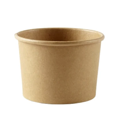 Disposable Kraft Heavy Duty Soup Containers 12oz (Pack 50) [500]