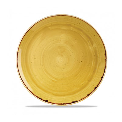 Churchil Stonecast Mustard Evolve Coupe Plate 11.25"