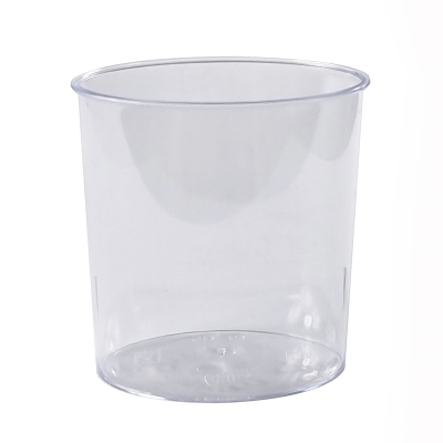 Clear Plastic Tall Oval Dessert Cup 120ml (Pack 10)