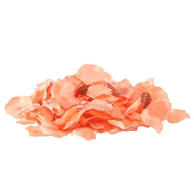Rose Petals Peach in PVC Tub (Pack 150)