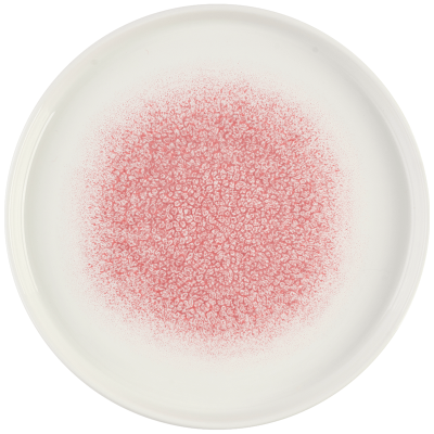 Churchill Raku Pink Quartz Walled Plate 8.25" (Pack 6)