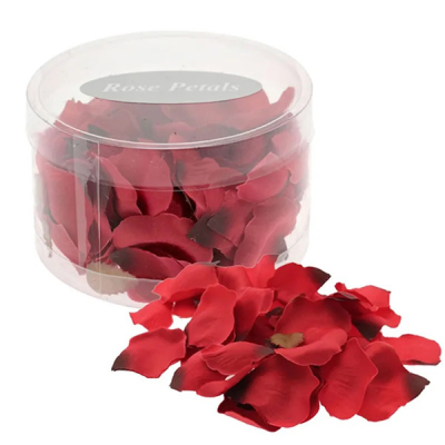 Rose Petals Red in PVC Tub (Pack 150)