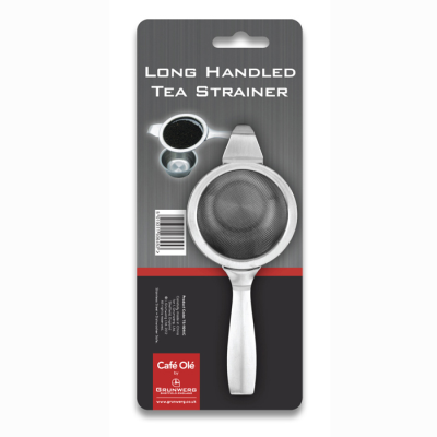 Caf Ol 18/10 Stainless Steel Long Handled Tea Strainer
