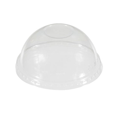 Gourmet Clear Plastic Domed Lid NO Hole DL-94W  (Pack 50)