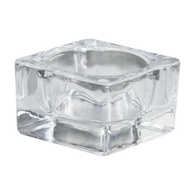Bolsius Glass Maxi Tealight Holder 7.5  x 7.5 x 4.5cm