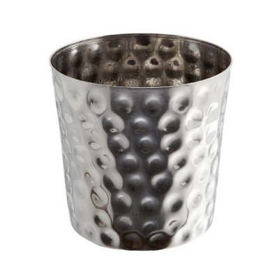Serving Cup Stainless Steel Hammered 8.5x8.3cm