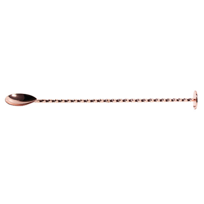 Copper Plated Twisted Bar Spoon 27cm