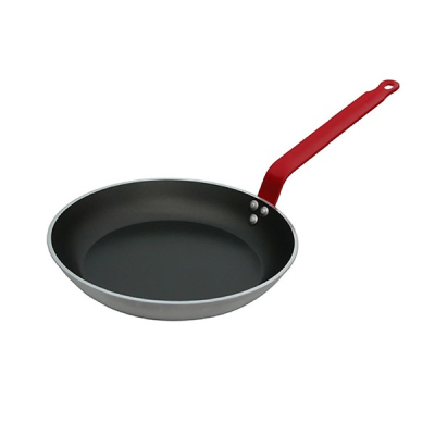 De Buyer Induction Non-stick Fry Pan, Red Iron Handle, 20cm