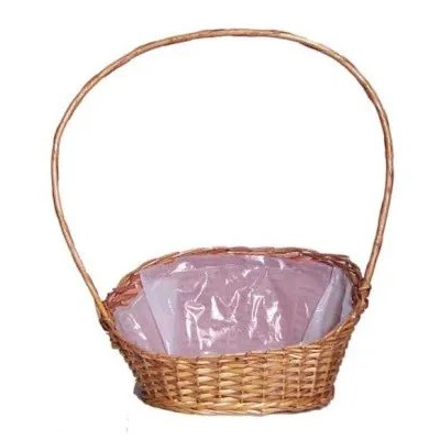 Manhattan Oval Display Basket with Handle 12"