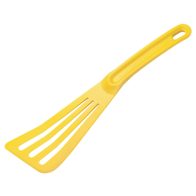 Mercer Culinary Hell's Tools Slotted Spatula 12"x3.5" Yellow