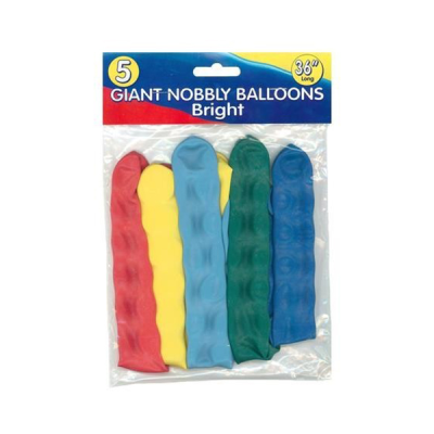 Giant Nobbly Balloons 36" (Pack 5)