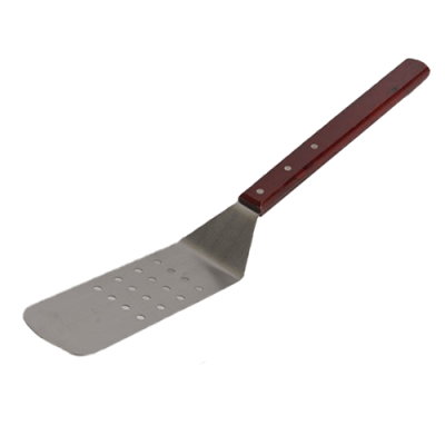 Wooden Handle Large Turner Perforated 25x7.3cm, 53cm Length