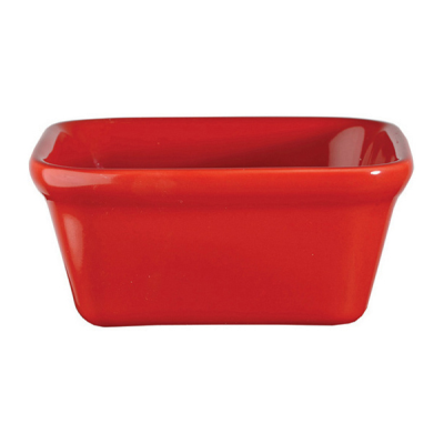 Churchil Cookware Red Sq Pie Dish 4.75" (Pack 12)