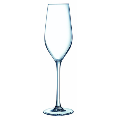 Arcoroc Mineral Flute Prosecco Stemmed Glass 16cl (Pack 6)