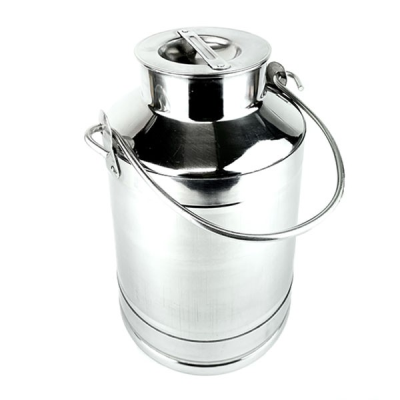 Stainless Steel Milk Can 15 Litre with Folding Handle