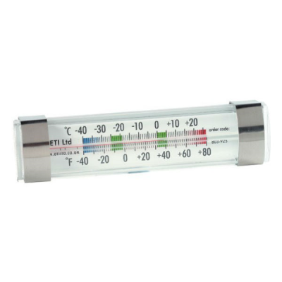 ETI Clear SpiritFilled Fridge Freezer Thermometer