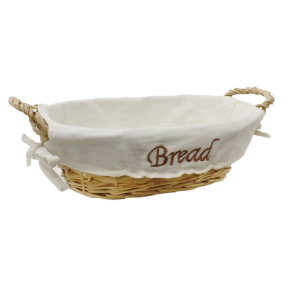 Natural Bread Basket Oval 28 x 21 x 9cm
