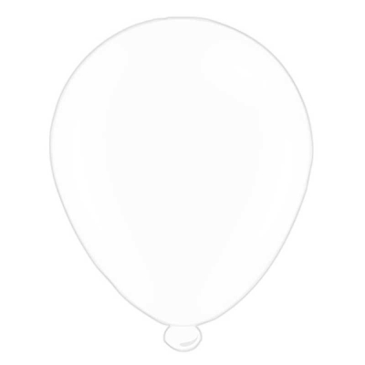 Latex Balloons White (Pack 8)