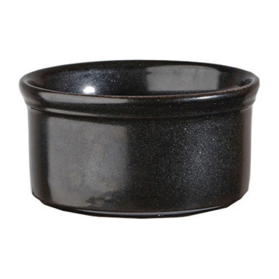 Churchil Cookware Metallic Black Large Ramekin 3.5" (Pack 24)