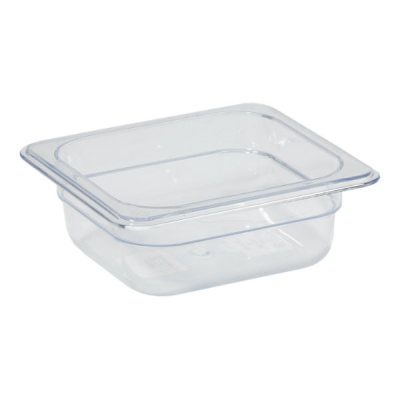 Gastronorm Pan Clear Polycarbonate 1/6 65mm Deep