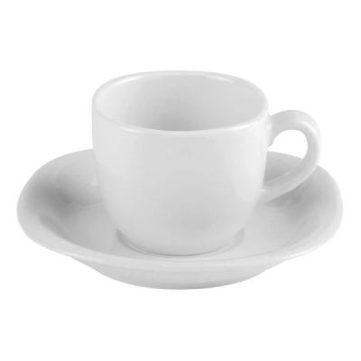 Porclite Square Tea Cup 22cl / 8oz