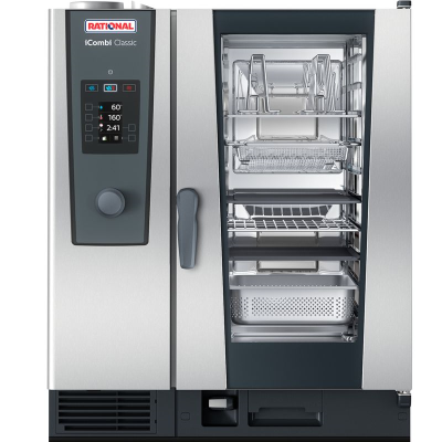 Rational iCombi Classic 10-1/1 Natural Gas 10 Grid 1/1 Combi Oven