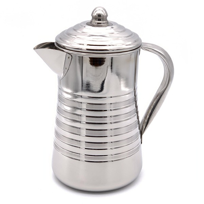 Silverline Stainless Steel Water Jug with Lid 2 Litre