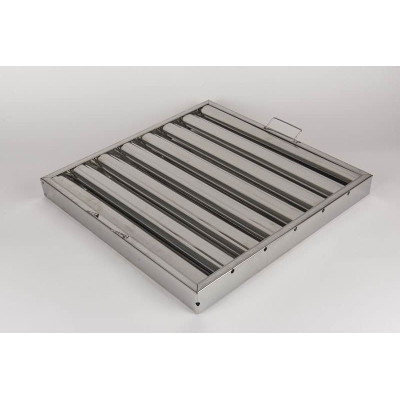 Stainless Steel Baffle Filter 395 x 395 x 48mm