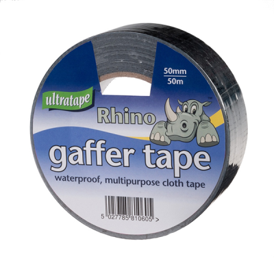 Rhino Gaffer / Cloth Tape Black 50mmx50m