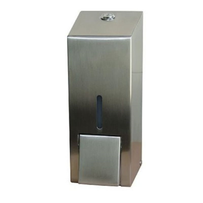 C21 Brushed Stainless Steel Refilable 800ml Soap and Sanitiser Dispenser