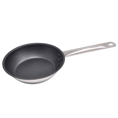 Professional Non Stick Stainless Steel Frying Pan 8", 20cm