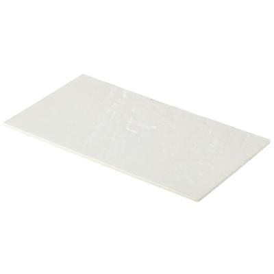 Slate Melamine Platter White GN 1/3 32.5x17.5cm