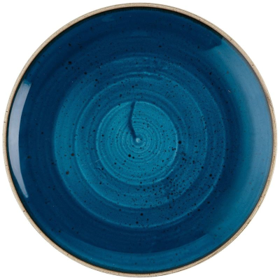 Churchill Stonecast Java Blue Evolve Coupe Plate 10.25" (Pack 12)