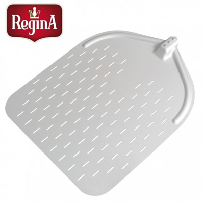 Regina Perforated Rectangular Aluminium Pizza Peel 37cm (Head Only)