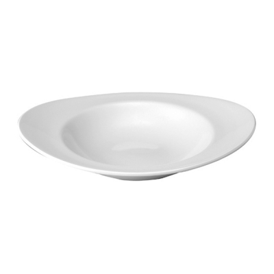Churchil White Orbit Oval Soup Plate 9" (Pack 12)
