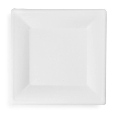 Vegware Compostable 10" Square Bagasse Plate (Pack 50)