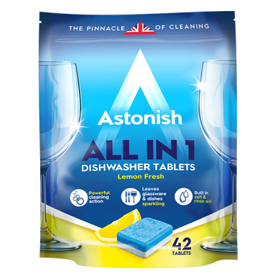 Astonish Dish Tablets All In 1 (Pack 42)