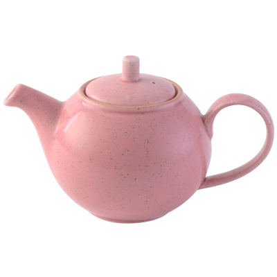 Churchill Stonecast Petal Pink Beverage Pot 15oz (Pack 4)