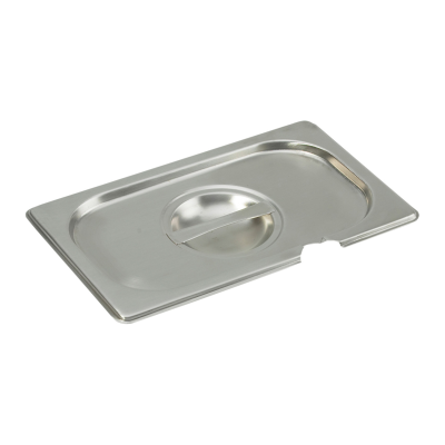 Gastronorm Lid Stainless Steel 1/4 Notched