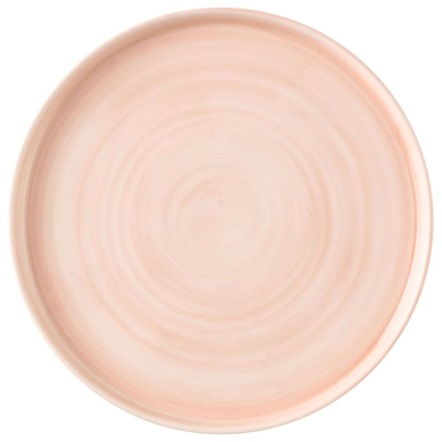 Churchill Stonecast Canvas Coral Walled Plate 6.3" (Pack 6)