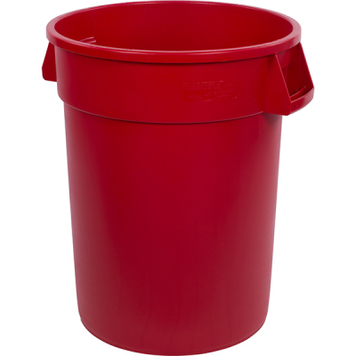 Bronco Red Round Ingredient Bin Food Container 121 Litre