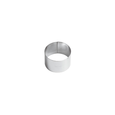 Mousse Ring Stainless Steel 4.5cm High, 24cm wide