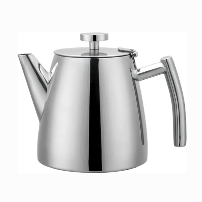 Caf Stl Belmont 18/10 Stainless Steel Mirror Finish Double Wall Teapot 0.35l