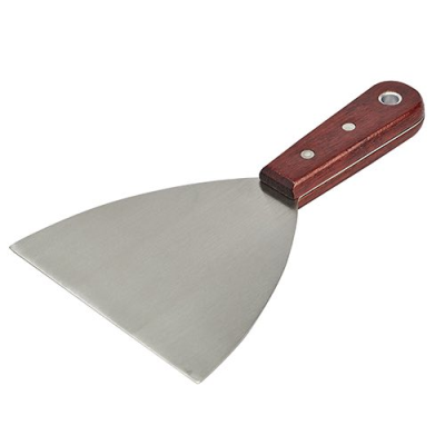 Wooden Handle Pan Scraper 15cm Blade