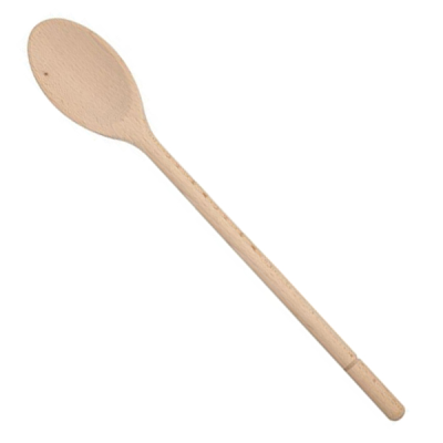 Beech Waxed Wooden Spoon 14"