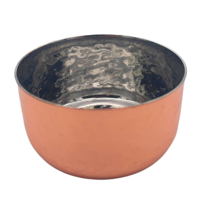 Copper Plated Hammered Round Ramekin 7.5cm x 3.5cm