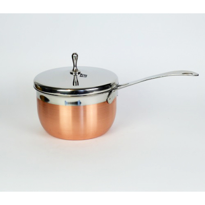 Sonu Stainless Steel Sauce Pan with Copper Bottom & Lid 16.5cm 1500ml